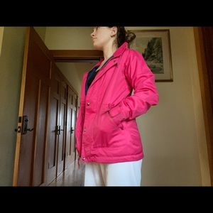 Winter jacket with snow protection layer